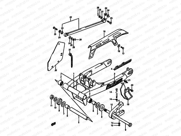 51 - REAR SWINGING ARM