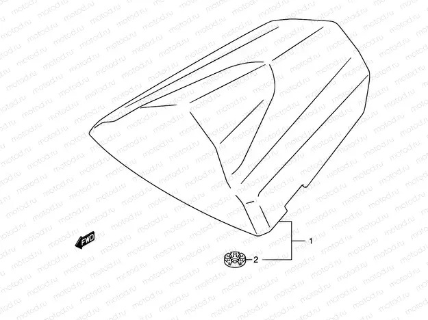 51 - SEAT TAIL BOX (GSX-R600K4/U2K4/U3K4)