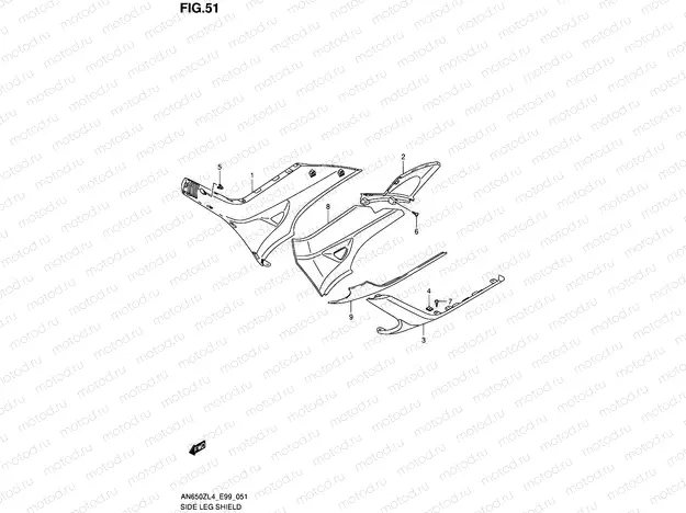 51 - SIDE LEG SHIELD