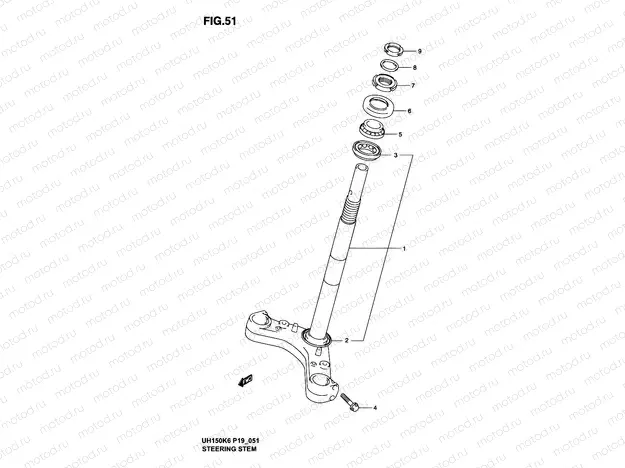 51 - STEERING STEM