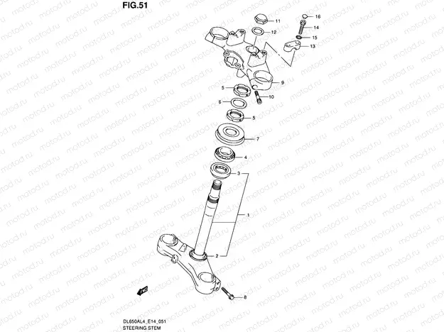 51 - STEERING STEM