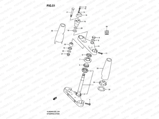 51 - STEERING STEM