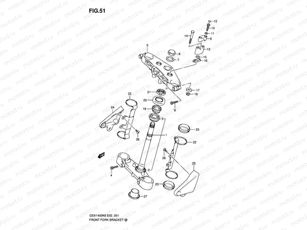 51 - STEERING STEM