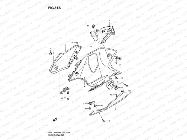 51A - UNDER COWLING (MODEL L0)