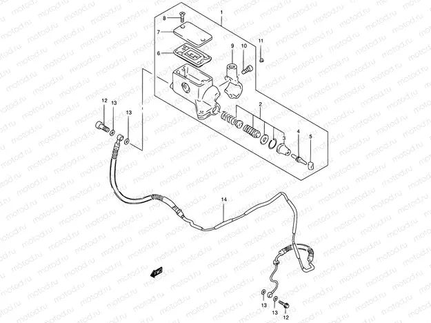 52 - CLUTCH MASTER CYLINDER