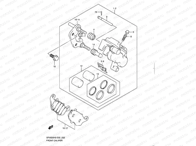 52 - FRONT CALIPER