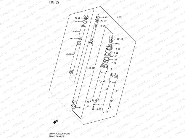 52 - FRONT DAMPER