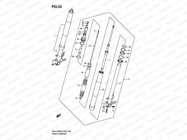52 - FRONT DAMPER
