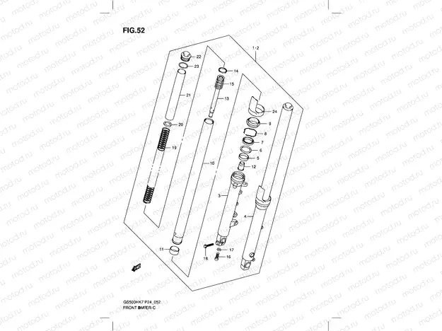 52 - FRONT DAMPER