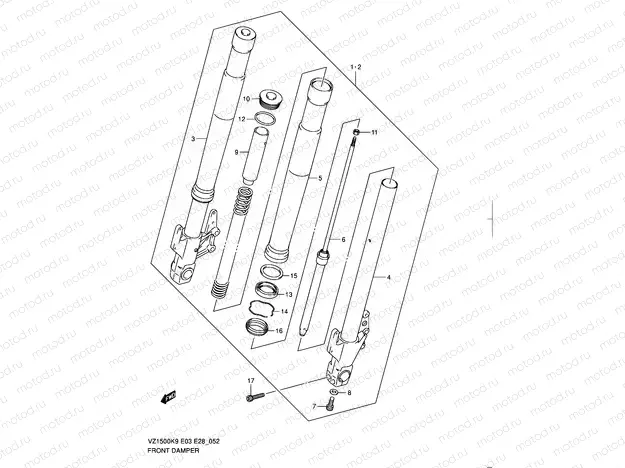 52 - FRONT DAMPER