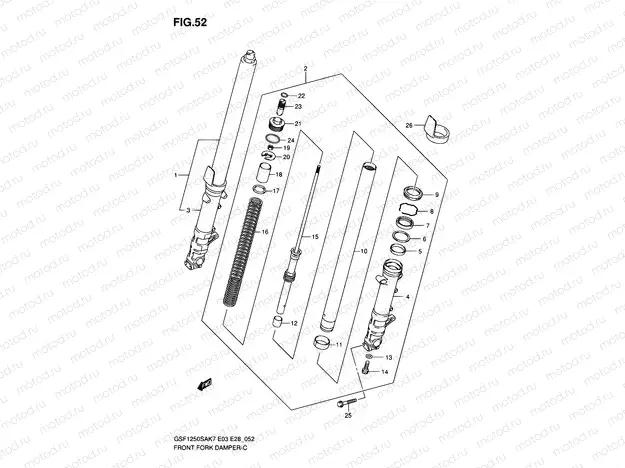 52 - FRONT DAMPER