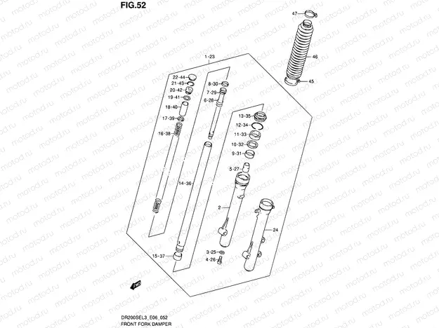 52 - FRONT FORK DAMPER