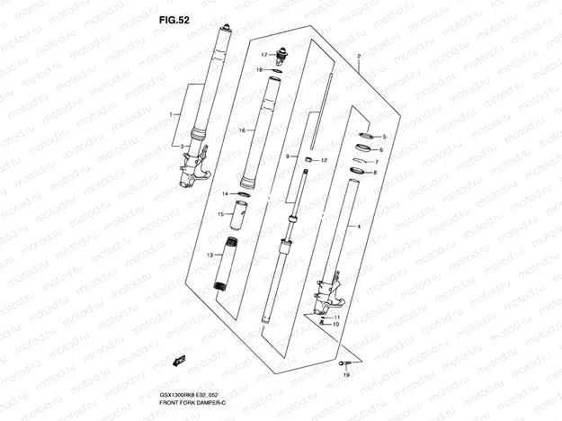 52 - FRONT FORK DAMPER