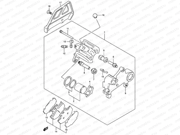 52 - REAR CALIPER