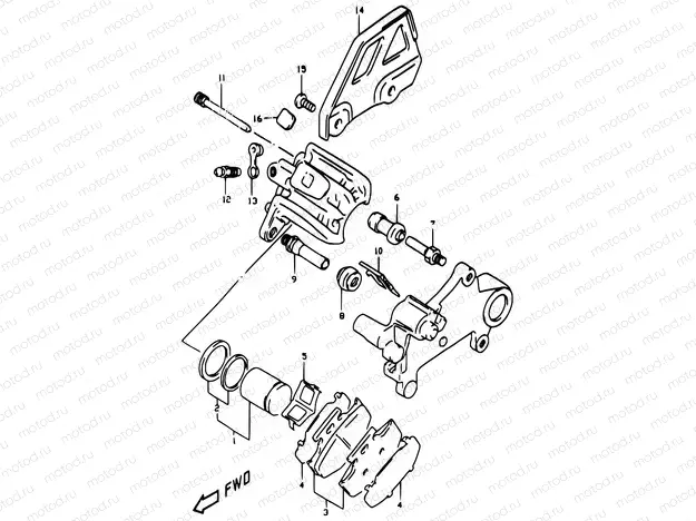 52 - REAR CALIPER