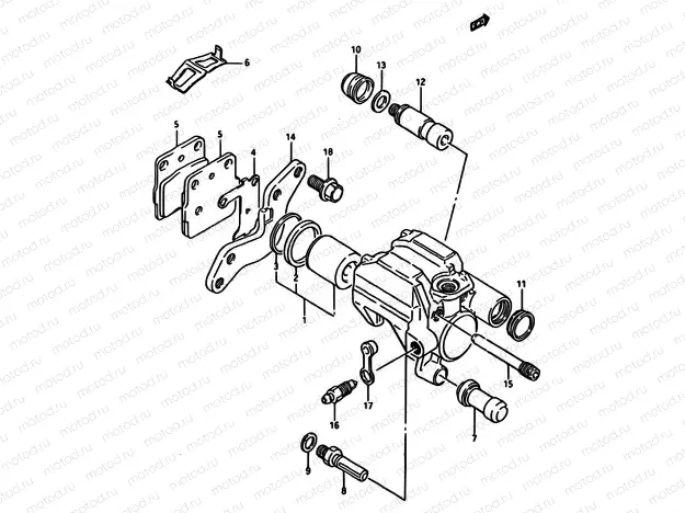 52 - REAR CALIPERS (MODEL J)