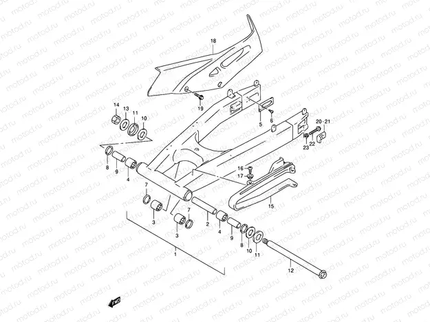 52 - REAR SWINGING ARM