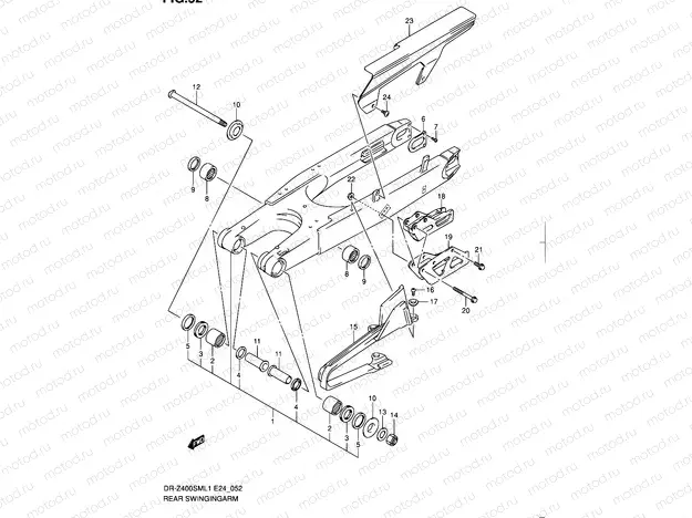 52 - REAR SWINGING ARM