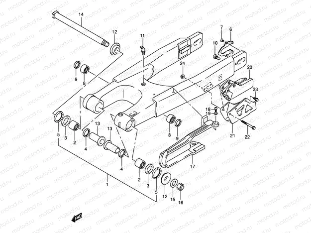 52 - REAR SWINGING ARM