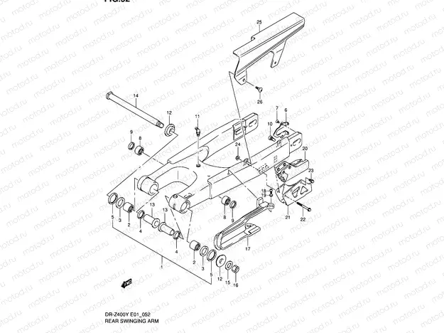 52 - REAR SWINGING ARM