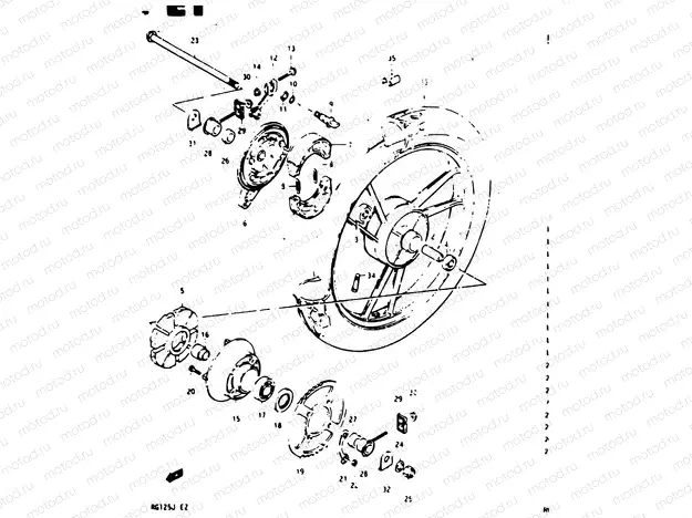 52 - REAR WHEEL