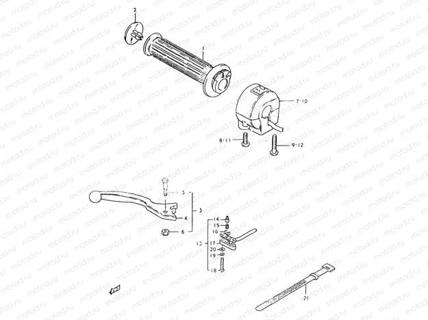 52 - RIGHT HANDLE SWITCH