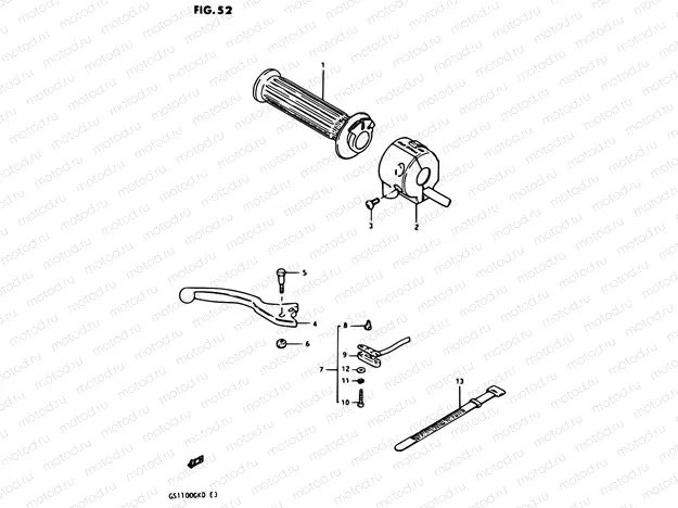 52 - RIGHT HANDLE SWITCH