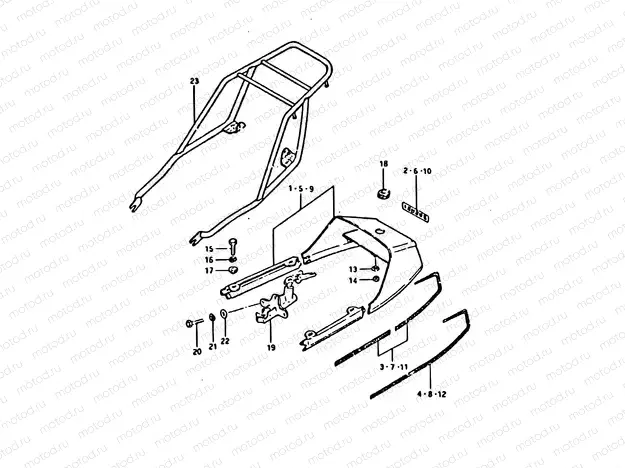 52 - SEAT TAIL COVER (MODEL T)