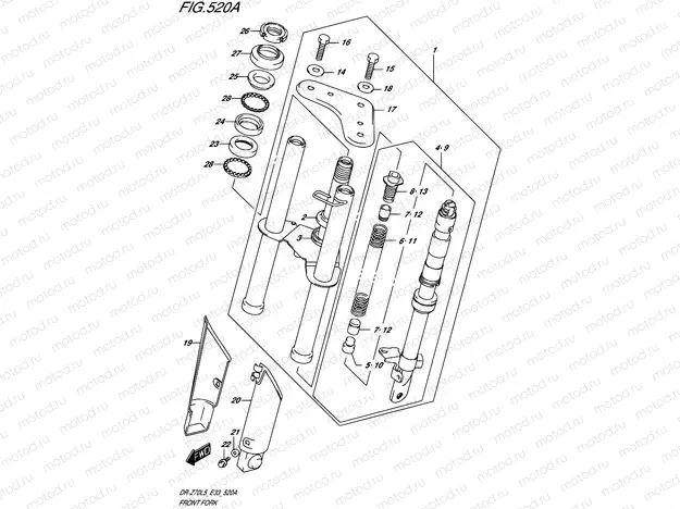 520A - FRONT FORK