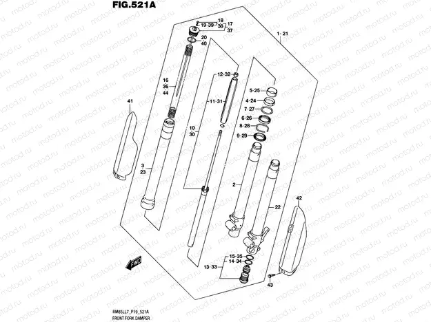 521A - FRONT FORK DAMPER