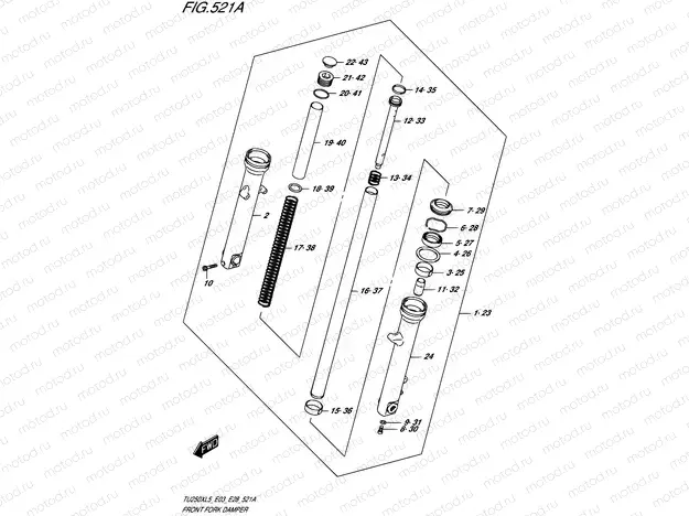 521A - FRONT FORK DAMPER