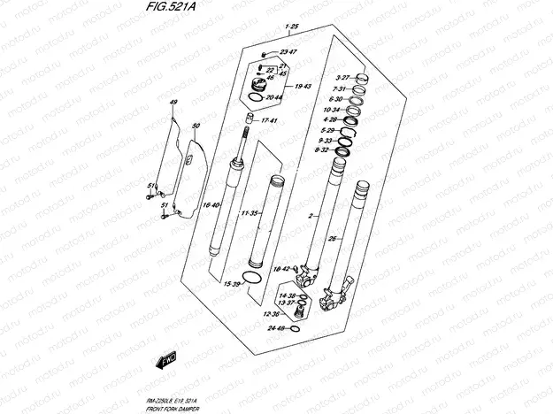 521A - FRONT FORK DAMPER