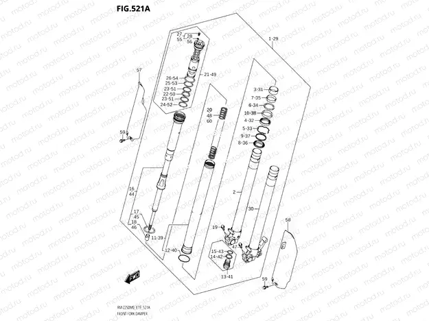 521A - FRONT FORK DAMPER