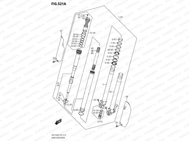 521A - FRONT FORK DAMPER