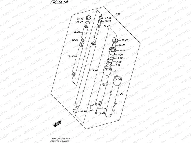521A - FRONT FORK DAMPER