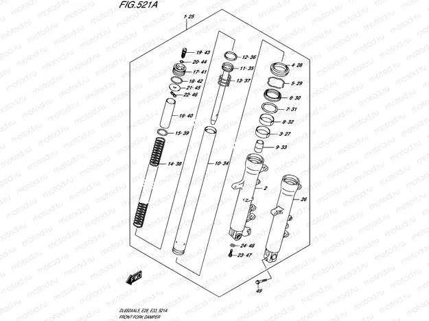 521A - FRONT FORK DAMPER