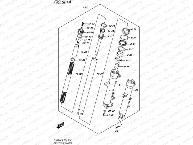 521A - FRONT FORK DAMPER