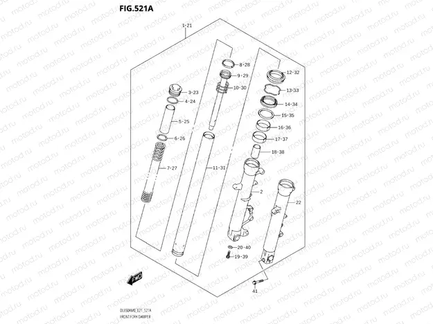 521A - FRONT FORK DAMPER