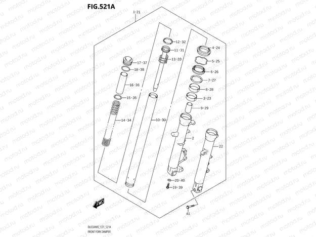 521A - FRONT FORK DAMPER