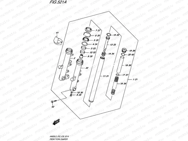 521A - FRONT FORK DAMPER