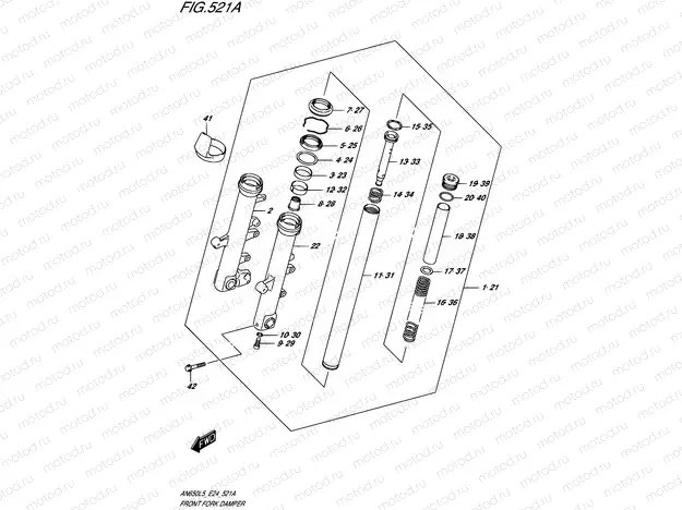 521A - FRONT FORK DAMPER