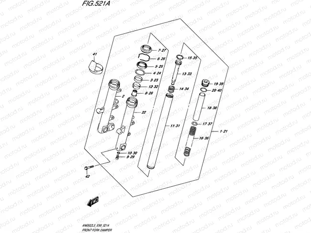 521A - FRONT FORK DAMPER