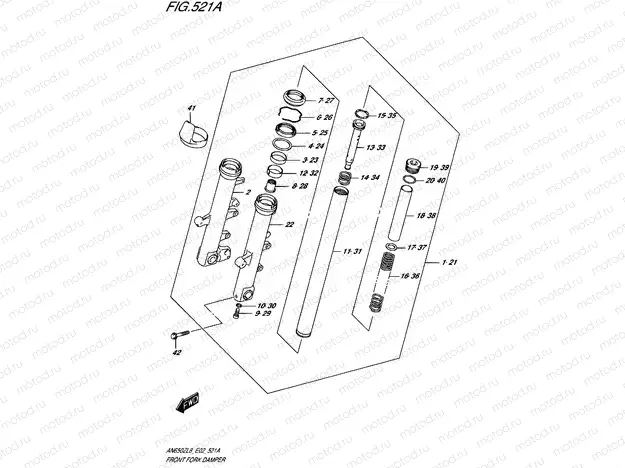 521A - FRONT FORK DAMPER