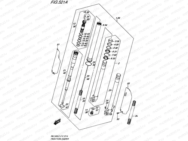 521A - FRONT FORK DAMPER