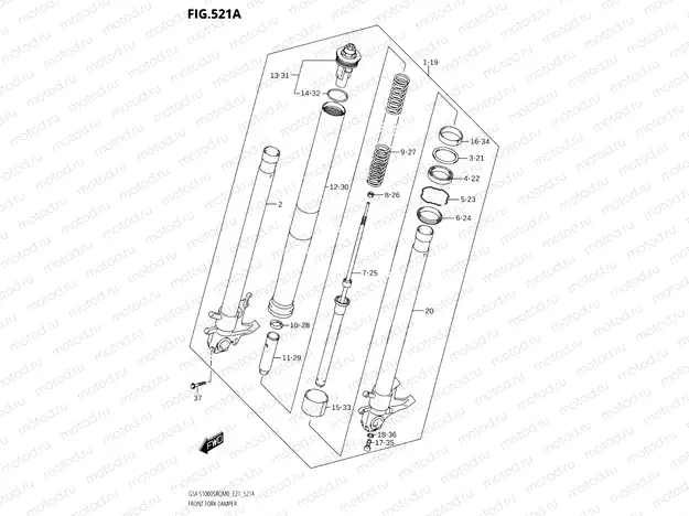 521A - FRONT FORK DAMPER