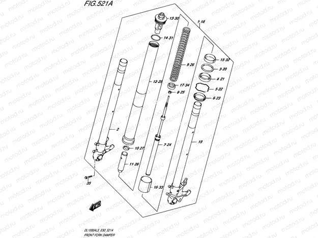 521A - FRONT FORK DAMPER
