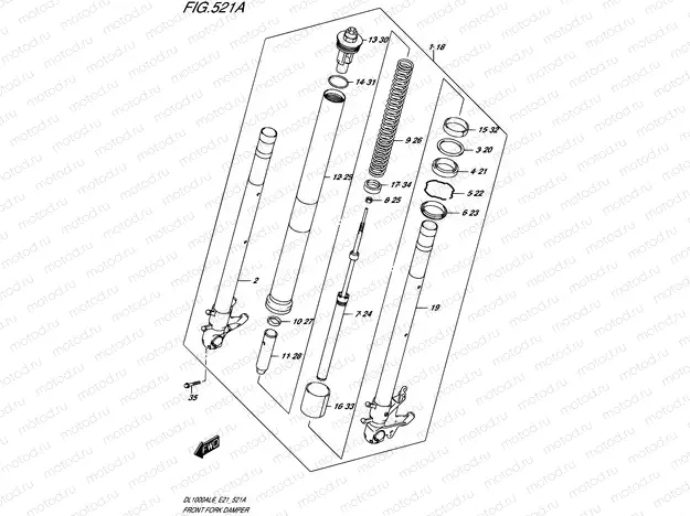 521A - FRONT FORK DAMPER