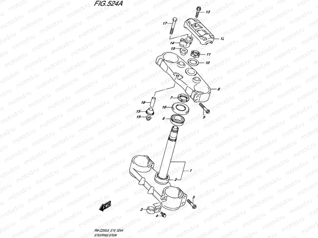 524A - STEERING STEM