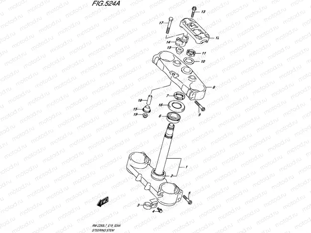 524A - STEERING STEM