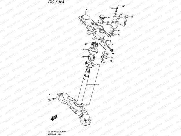 524A - STEERING STEM